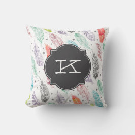 Almohada del modelo de la pluma de la acuarela del