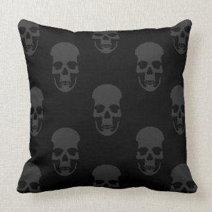 Almohada del modelo del cráneo de la roca y del