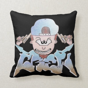 Almohada del mojo del dibujo animado del equipo de