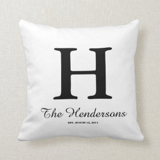 Almohada del monograma