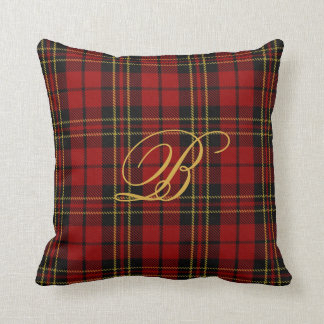Almohada del monograma del tartán de Brodie