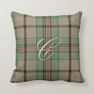 Almohada del monograma del tartán de Craig
