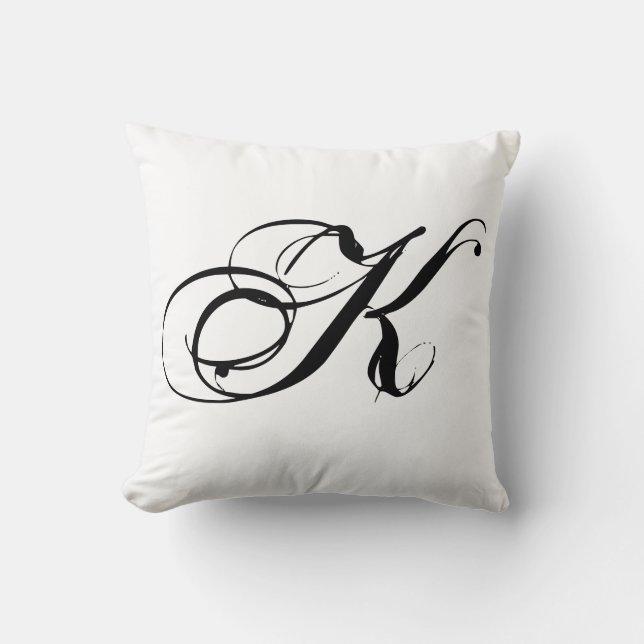Almohada del monograma K (Anverso)