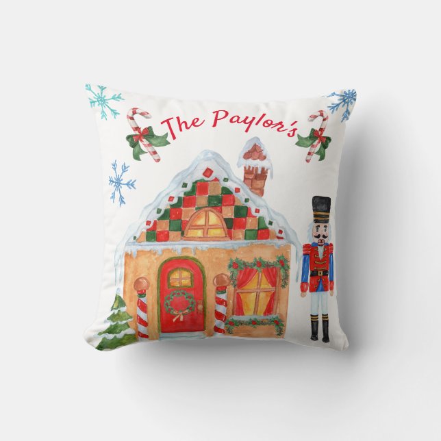 Almohada del navidad del cascanueces de la (Anverso)