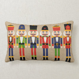 Almohada del navidad del cascanueces en la falsa