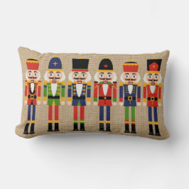 Almohada del navidad del cascanueces en la falsa