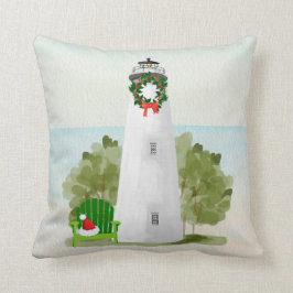 Almohada del navidad del faro