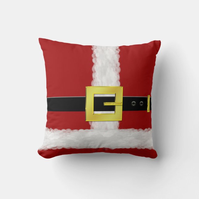 Almohada del navidad del juego de Santa (Anverso)
