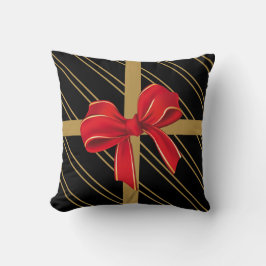 Almohada del navidad, papel de regalo moderno con