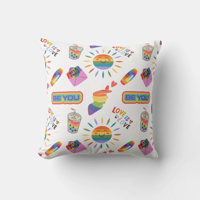 Almohada del Orgullo LGBTQ+ (Anverso)