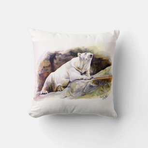 Almohada del oso polar en reposo