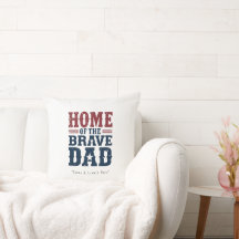Almohada del Padre Valiente en Casa - Regalo Diver