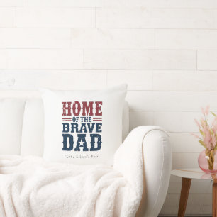 Almohada del Padre Valiente en Casa - Regalo Diver