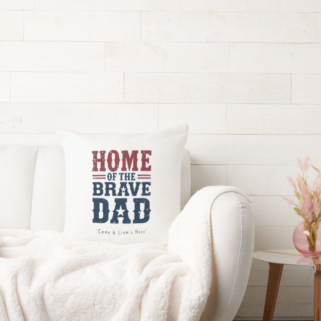 Almohada del Padre Valiente en Casa - Regalo Diver (Sofá)