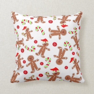 Almohada del pan de jengibre de Santa