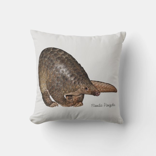 Almohada del Pangolin de Sunda (Anverso)