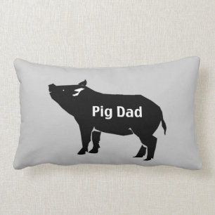 Almohada del papá del cerdo