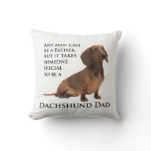 Almohada del papá del Dachshund
