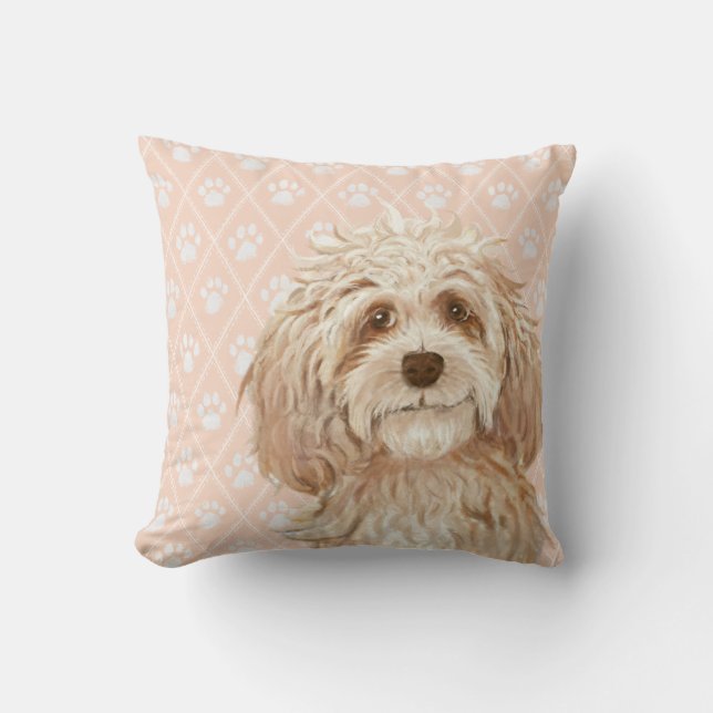 Almohada del perro de Labradoodle/amor de (Anverso)