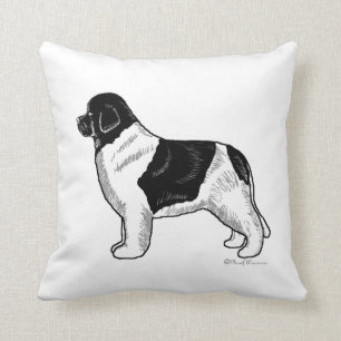 Almohada del perro de Landseer Terranova
