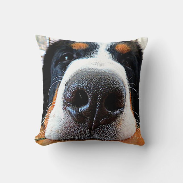 Almohada del perro de montaña de Bernese (Anverso)