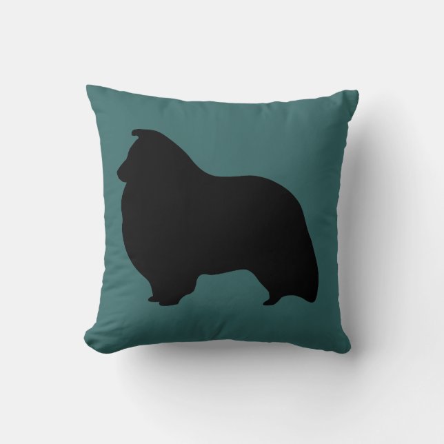 Almohada del perro pastor de Shetland (Anverso)