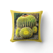 Almohada del personalizado del cactus de barril