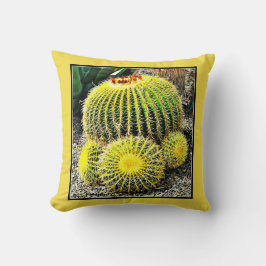 Almohada del personalizado del cactus de barril