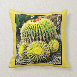 Almohada del personalizado del cactus de barril