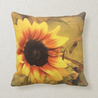 Almohada del personalizado del girasol