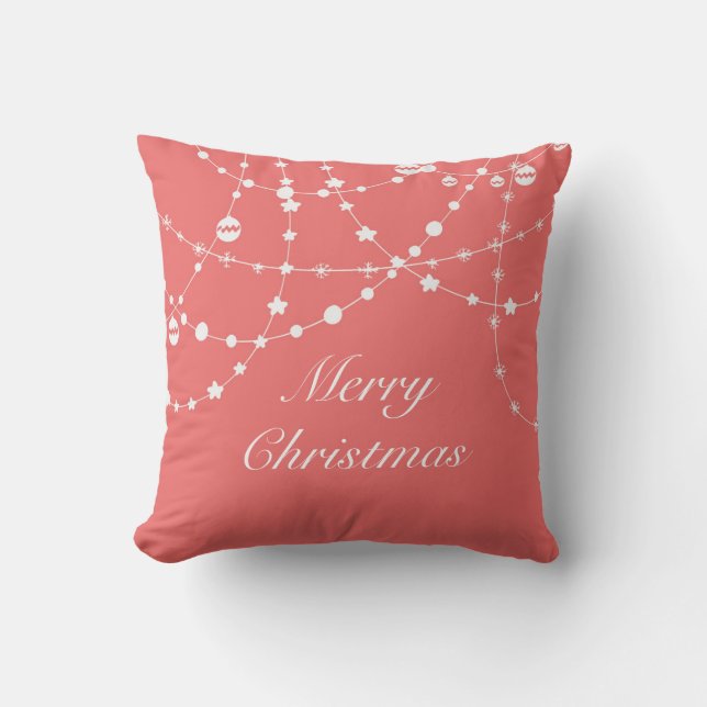 Almohada del personalizado del navidad y de las (Anverso)