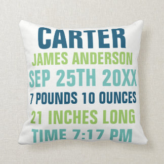 Almohada del personalizado del Stats del