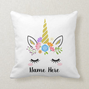 Almohada del personalizado del unicornio