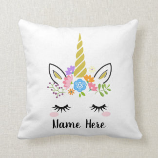 Almohada del personalizado del unicornio