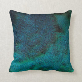 Almohada del plumaje del pavo real