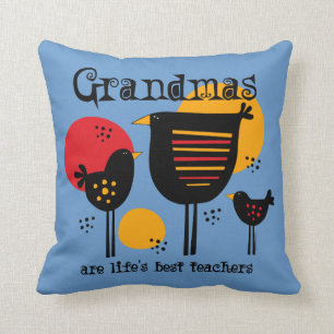 Almohada del profesor de la vida de la abuela la