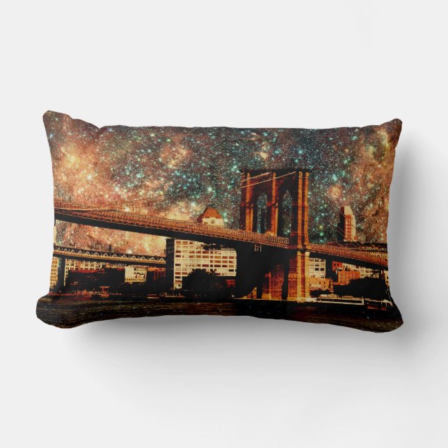 Almohada del puente de Brooklyn de la noche (Anverso)