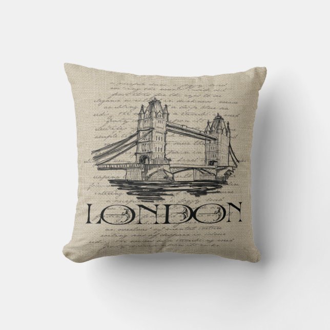 Almohada del puente de la torre de Londres (Anverso)