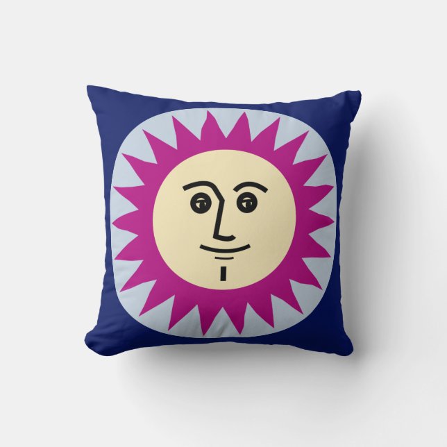 almohada del quatrefoil y del sol (Anverso)