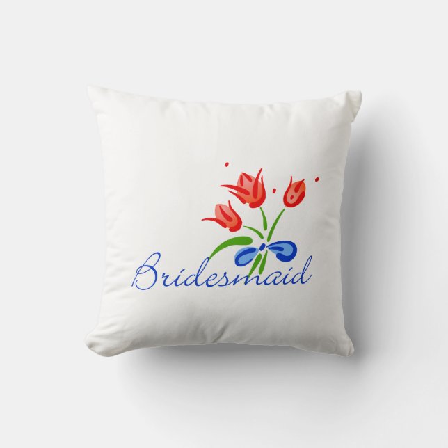 Almohada del regalo de la dama de honor (Anverso)