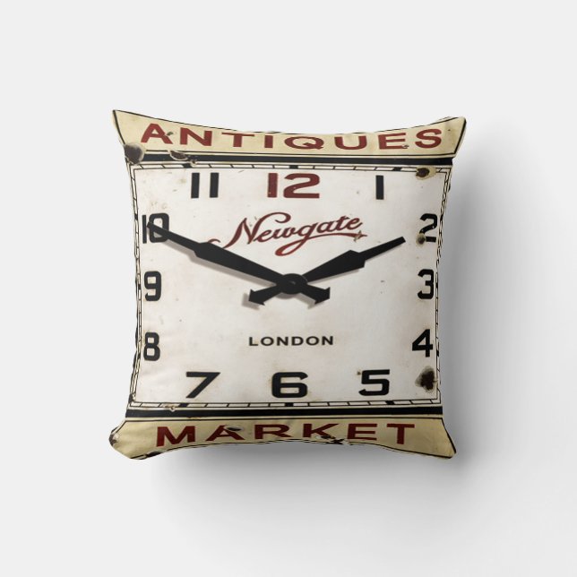 Almohada del reloj del vintage (Anverso)