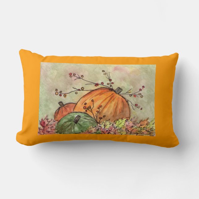 Almohada del remiendo de la calabaza (Anverso)