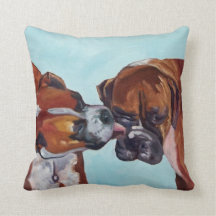 Almohada del retrato del mascota de los perros del