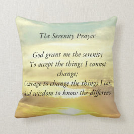 Almohada del rezo de la serenidad