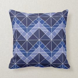 Almohada del rompecabezas chino del añil