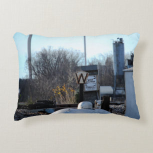 Almohada del Rótulo del silbido del ferrocarril