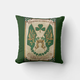 Almohada del saludo del Día de San Patricio