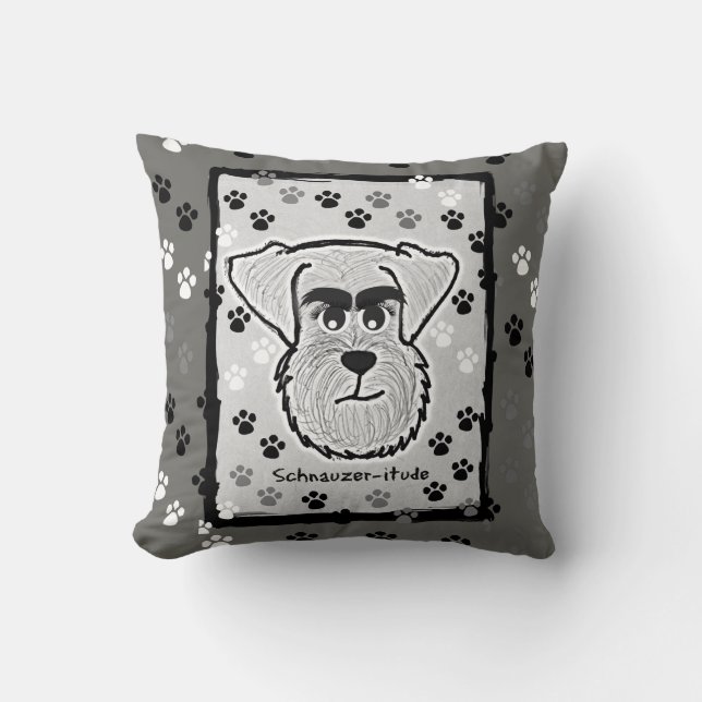 Almohada del Schnauzer (Anverso)