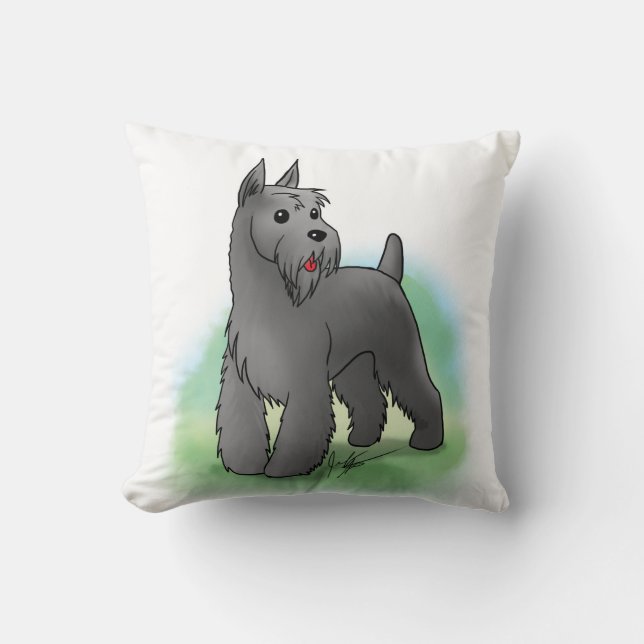 Almohada del Schnauzer (Anverso)