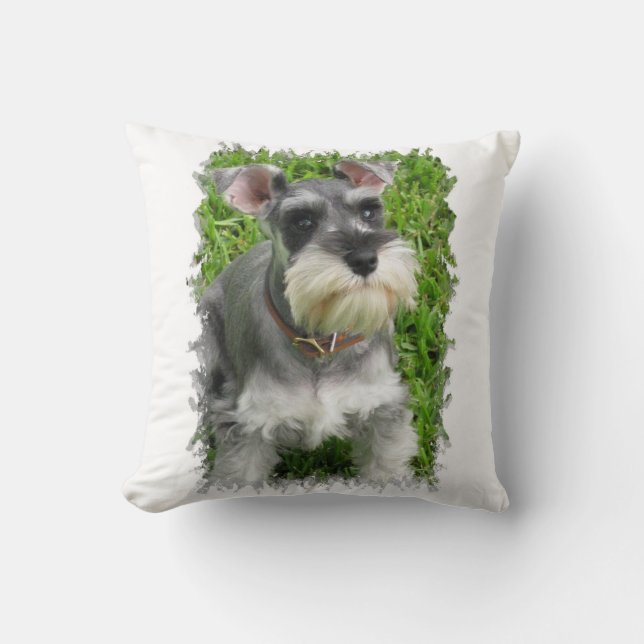 Almohada del Schnauzer miniatura (Anverso)